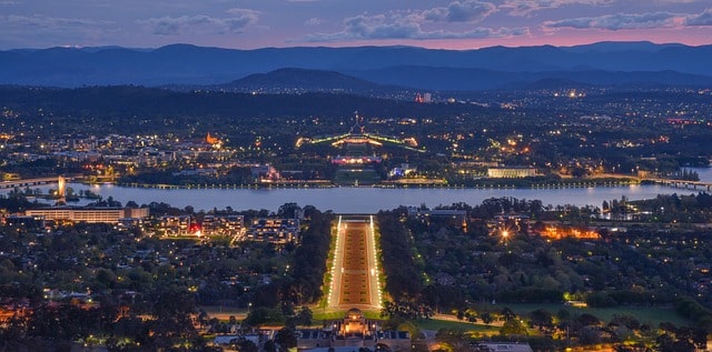 Bild från Canberra i Australien.