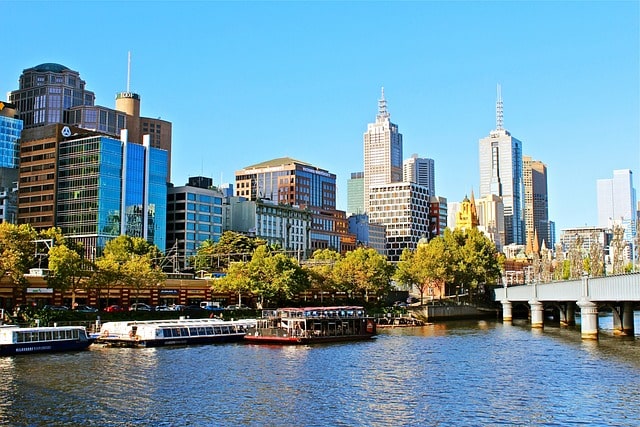 Bild från Melbourne i Australien.
