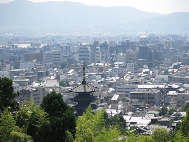 Bild från Kyoto i Japan.
