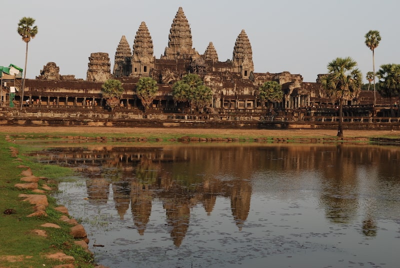 Bild från Angkor Wat i Kambodja.