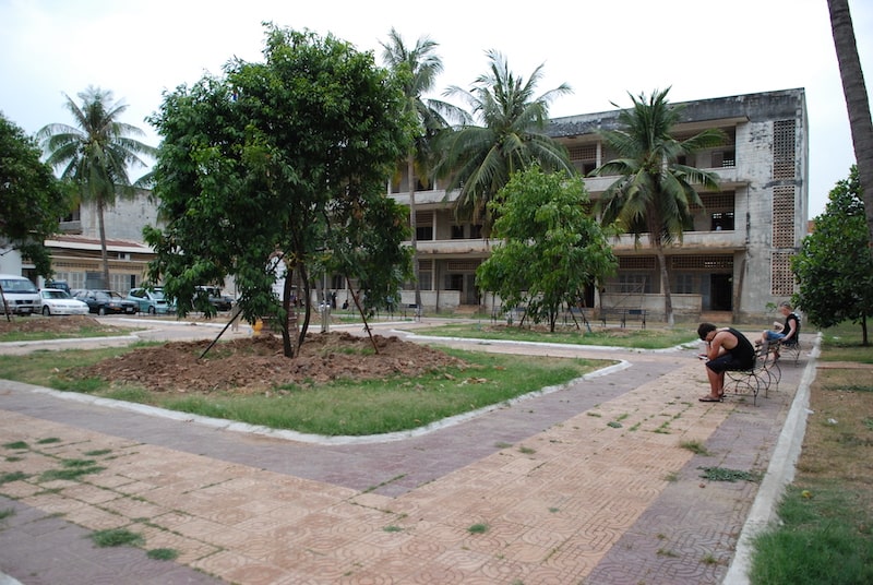 Bild på Tuol Slengs i Phnom Penh i Kambodja.