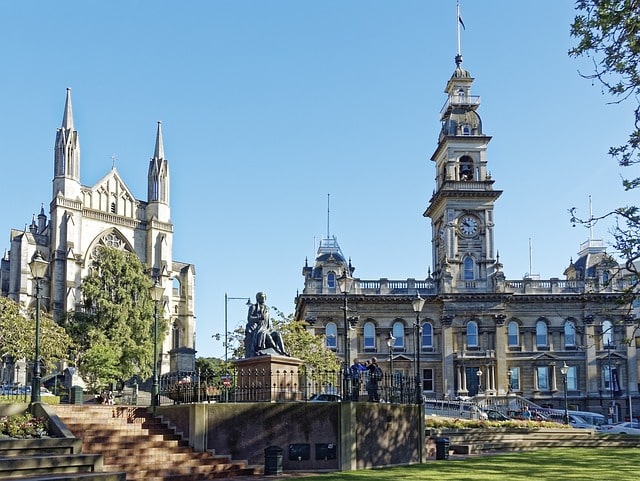 Bild från Dunedin på Nya Zeeland.