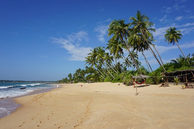 Bild från Tangalle i Sri Lanka.