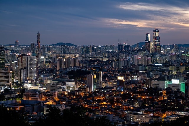 Bild från Seoul i Sydkorea.